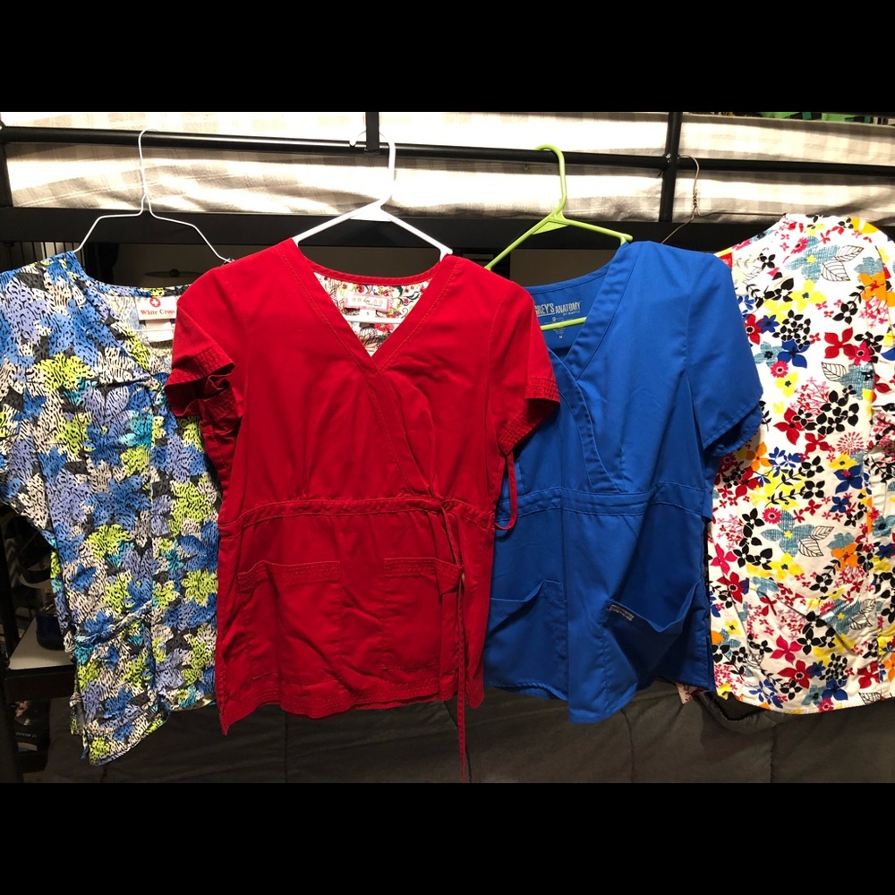 Scrub tops